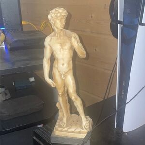 Classic Tan Statue for Home Art Decor